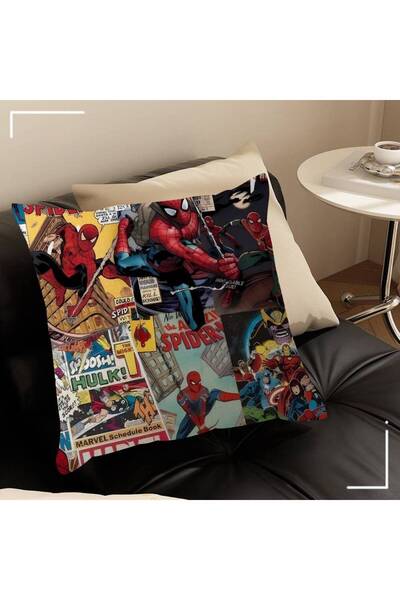 Choice3 غطاء وسادة بتصميم كلاسيكي من فيلم S-Spider COOL Man مقاس 30 × 30 سم، ...