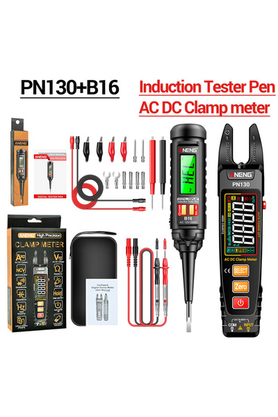 Choice جهاز قياس التيار الكهربائي الذكي ANENG PN130 Pro(B16) مع مشبك قياس، 40...