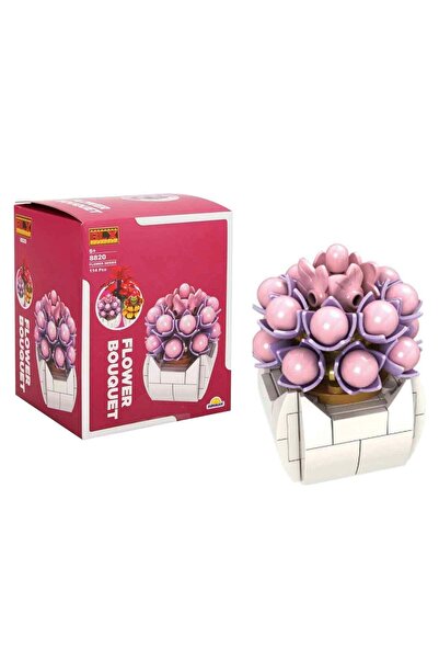 Liva Craft Lego Çiçek Seti Pembe Çiçek