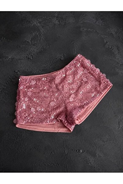 Bravebell Star Sequin Detailed Short Skirt