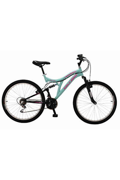 Salcano HELEN V 24 JANT BİSİKLET / MİNT YEŞİLİ - KOYU PEMBE - BEYAZ