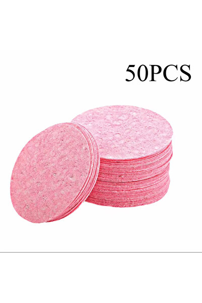 Choice yuanxingxilianhaim 50PCS Compress Face Wash Puff Natural Wood Pulp Spo...