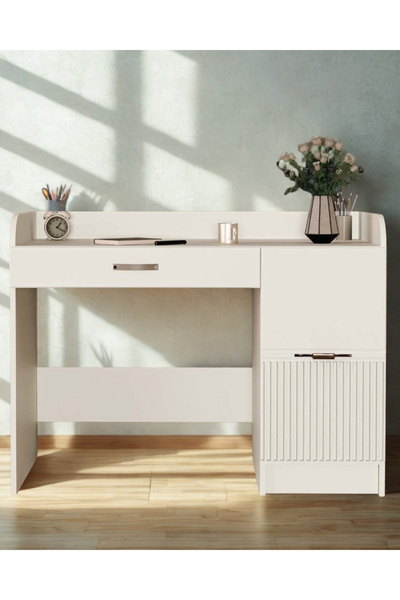 miracool Menekşe Çalışma Masası / Komple MDF / Modern Tasarım