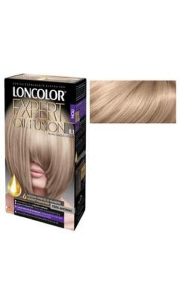 Loncolor Vopsea de Par Permanenta Fara Amoniac Expert Oil Fusion, nuanta 8.1 ...