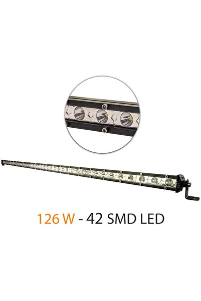 CarGuard BarДѓ Led Auto Off Road - 126W - 42 SMD LEDs