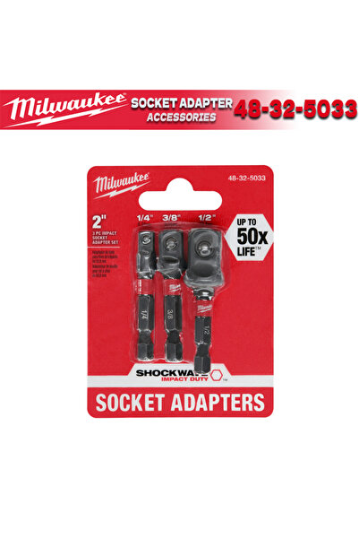 Choice 48-32-5033 MILWAUKEE 48-32-5033 SHOCKWAVE Impact Hex Shank Socket Adap...
