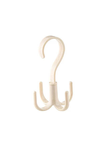 choice2 Beige Rotated Hanger Hooks Wardrobe Closet Organizer Space Saving Clo...