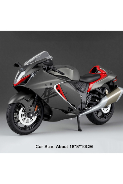 Choice Hayabusa Grey Scale 1:12 Suzuki Hayabusa GSX250R Motorcycle Model Toy ...