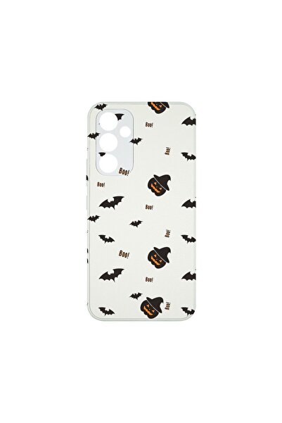 bestcase Елегантен кожен калъф, съвместим със Samsung Galaxy A34 5G, Хелоуин,...