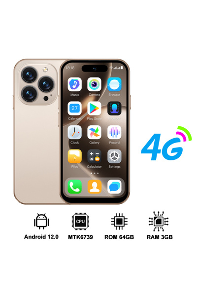 Choice gold RAM3G ROM64G SERVO S16 Mini 4G LTE Cute Smartphone Android 12.0 O...