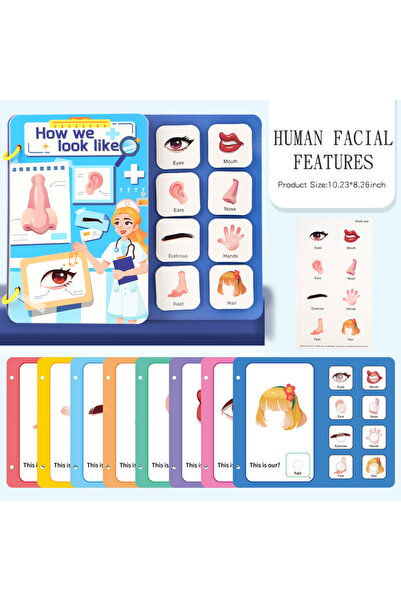 Choice5 Datgo Montessori Baby Busy book My First Quiet Book Paste Early Learn...