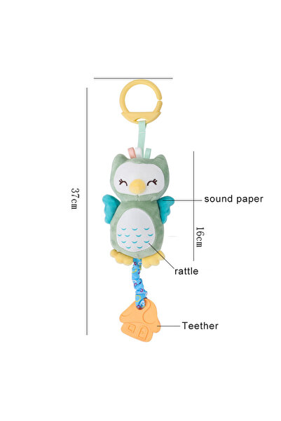 Choice3 owl Animal Rattle Newborn Soft Stuffed Hand Grip Baby Toys Shaker Cri...