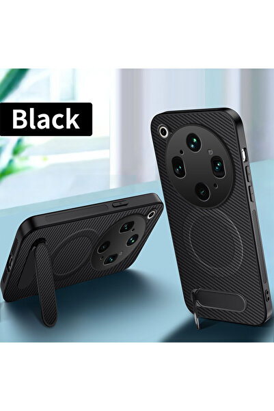 Choice4 حافظة مغناطيسية سوداء لهاتف OPPO Find X9 Ultra وX9 Pro بتصميم ألياف ا...