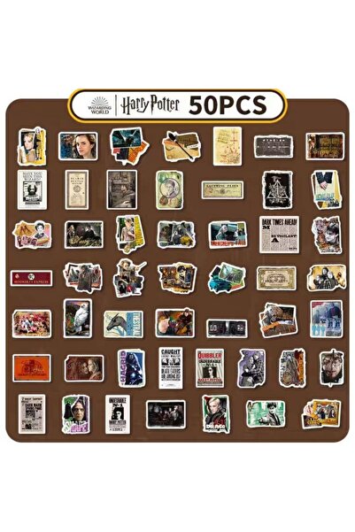 Choice9 50 قطعة - ملصقات أصلية من سلسلة هاري بوتر، ملصقات كرتونية للقرطاسية، ...