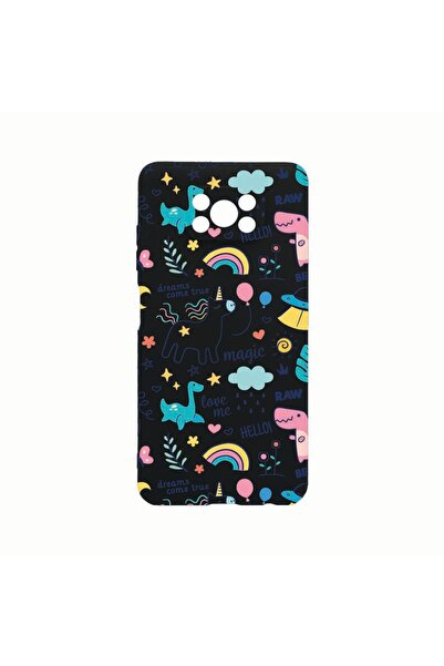 bestcase Husa Silicon, Compatibila cu Xiaomi Poco X3 Pro, Unicorn - Dreams Co...