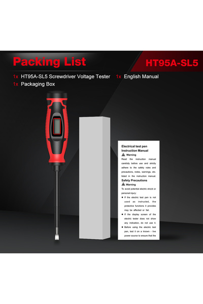 Choice HT95A-SL5 HABOTEST HT95A-SL5 Digital Screwdriver Voltage Tester 60-100...