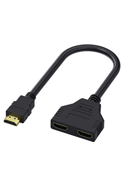 Choice كابل HDMI متوافق مع محول Y ثنائي المنفذ 1080P، محول تمديد سلكي 1 مدخل ...