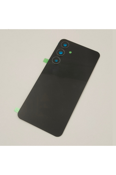 Choice4 غطاء خلفي زجاجي أسود لهاتف S24 FE SM-S721، غطاء البطارية، غلاف الباب ...