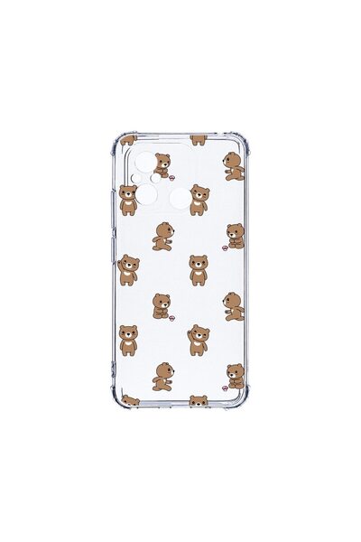 bestcase Противоударен калъф 1.5ММ, съвместим с Xiaomi Redmi 12C, с десен на ...