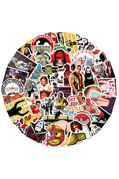 Choice 50PCS 50PCS Wrestling Graffiti Stickers Fight Cartoon Stickers Funny F...