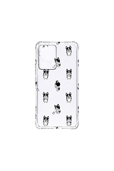 bestcase Противоударен калъф 1.5ММ, съвместим с Xiaomi 13 Lite, с десен на бу...