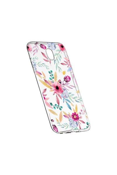 bestcase Husa Silicon, Transparent, Slim, Happy Flowers, Xiaomi Mi4