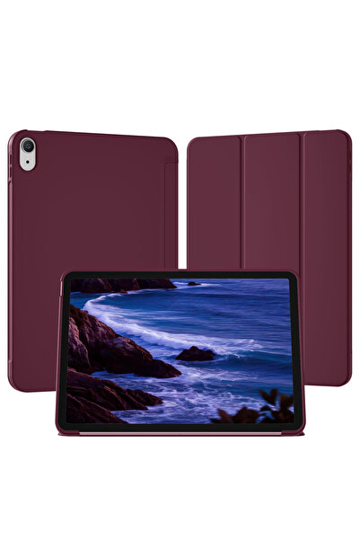 Choice9 غطاء حماية باللون الأحمر الماروني لجهاز iPad (A16) الجيل الحادي عشر 1...
