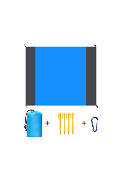 choice2 200 x210cm Blue Foldable Waterproof Picnic Mat Outdoor Camping Ground...