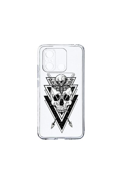 bestcase Прозрачен силиконов калъф 2ММ, съвместим с Xiaomi Redmi 12C, с дизай...