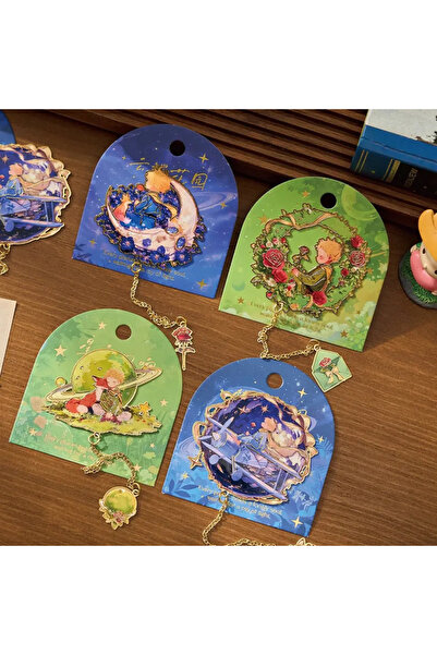 choice2 2pack Random Design 1pack/2pack Starlight Island Series Metal Bookmar...