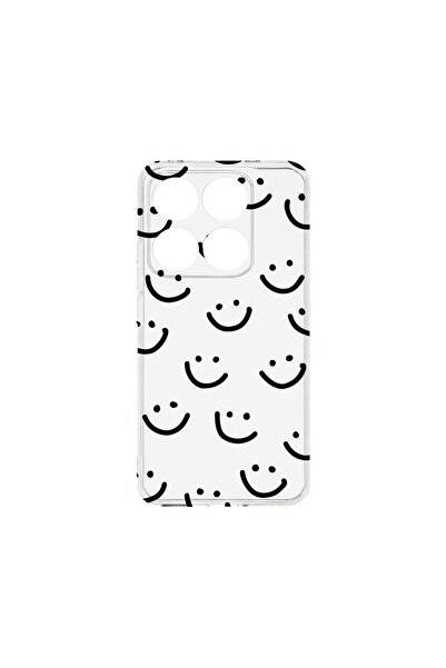 bestcase Husa pentru Xiaomi 14T, BestCase¬Æ Clear Silicon 2MM, Smiley, Antiso...