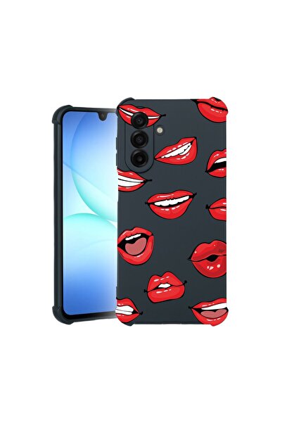 bestcase Husă TPU Pro Shock compatibilă cu Samsung Galaxy A56, cu design Lips...