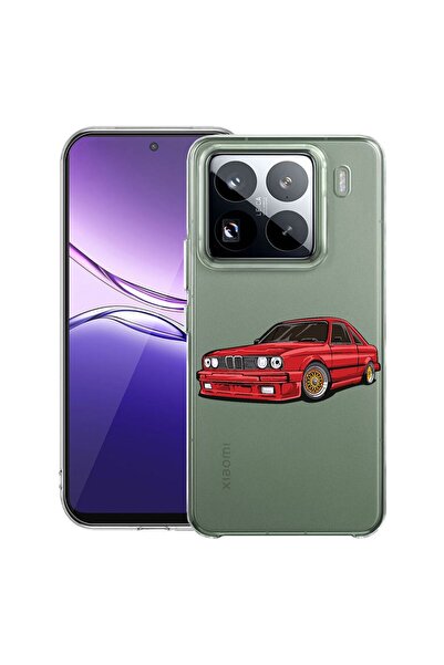 bestcase ¬Æ Husa Clear Slim Silicon Compatibila cu Xiaomi 15 Pro, Classic Car...