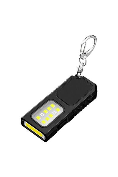 Choice A Portable Waist Hanging Keychain, LED COB Flashlight USB Rechargeable...