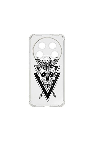 bestcase Противоударен калъф 1.5ММ, съвместим с Xiaomi 14 Ultra, Дизайн Череп...