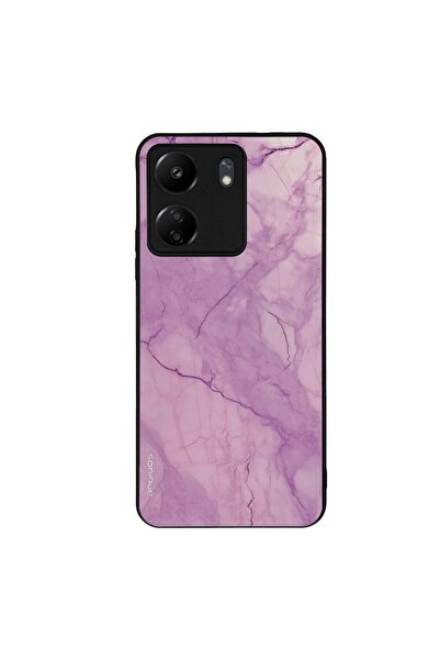 Sonique Θήκη Marble Series για Xiaomi Redmi 13C 4G / Poco C65 4G Βιολετί