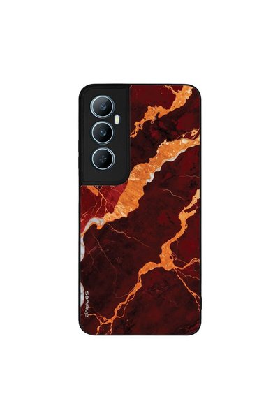 Sonique Θήκη Marble Series για Realme C65 4G Κόκκινο