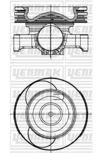 YENMAK DEPOMIX MOTOR PİSTON SEGMAN TALİSMAN . 1.6 (225704) DCİ 76