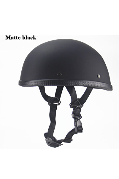 choice2 M 1pc Matte black 1X Motorcycle Helmet Open Face Helmet Half Helmet R...