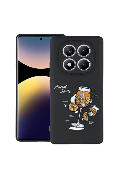 bestcase ¬Æ Husa Slim Silicon pentru Xiaomi Redmi Note 14 Pro 5G, Aperol Spri...