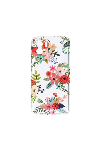 bestcase Διαφανής Θήκη Σιλικόνης 2MM, Συμβατή με Xiaomi Redmi A2, Λουλούδια, ...