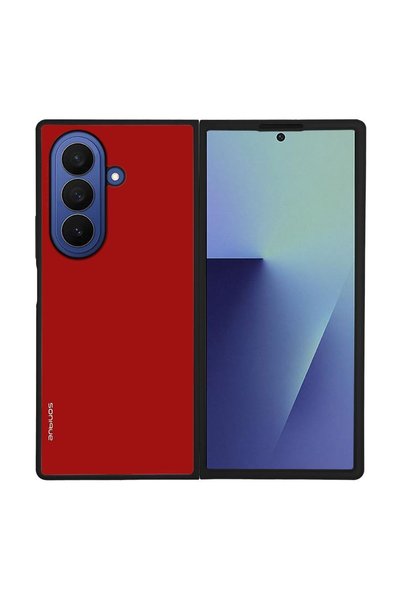 Sonique Θήκη ColorBloc Series για Samsung Galaxy Z Fold 7 Κόκκινο