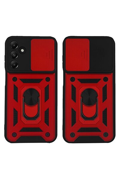 Sonique Θήκη Ring Armor CamPro για Samsung Galaxy A05s 4G Κόκκινο