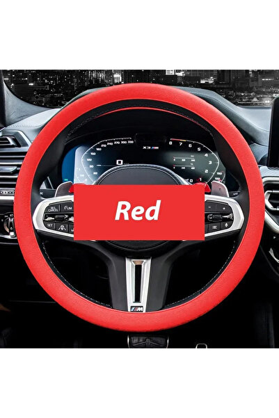 Choice1 Silicone thin Red Summer Anti-skid Car Silicone Steering Wheel Cover ...