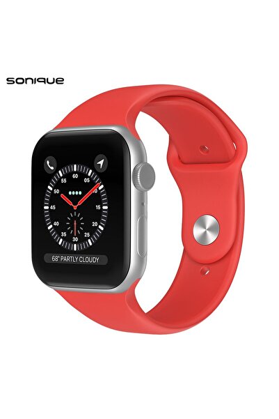 Sonique Λουράκι Σιλικόνης Soft Band για Apple Watch (38/40/41MM) Κόκκινο