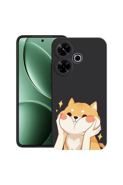bestcase Θήκη για Xiaomi Redmi 13x με Σχέδιο Emoji - Γλυκιά Γάτα, TPU Ματ Εξα...