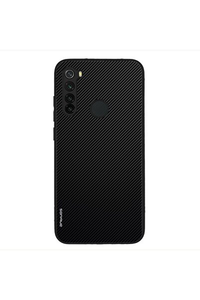 Sonique Θήκη Carbon Series για Xiaomi Redmi Note 8 / Redmi Note 8 2021 Μαύρο