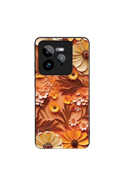 Sonique Θήκη 3D Flower Series για Realme GT 7 Pro 5G Πορτοκαλί