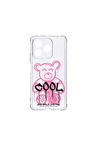 bestcase Калъф за Xiaomi Redmi 13, BestCase® Anti Shock 1.5MM, Мече Теди, Сти...