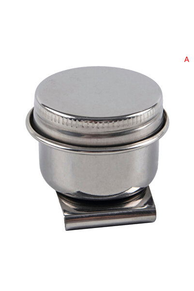 Choice1 A 1PC Oil Pot Stainless Steel Oil Painting Double Palette Cup Oil Pai...